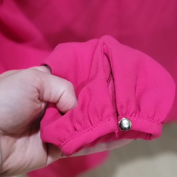 J. Crew Pink Dressy Blouse Size Small - Picture 4 of 8